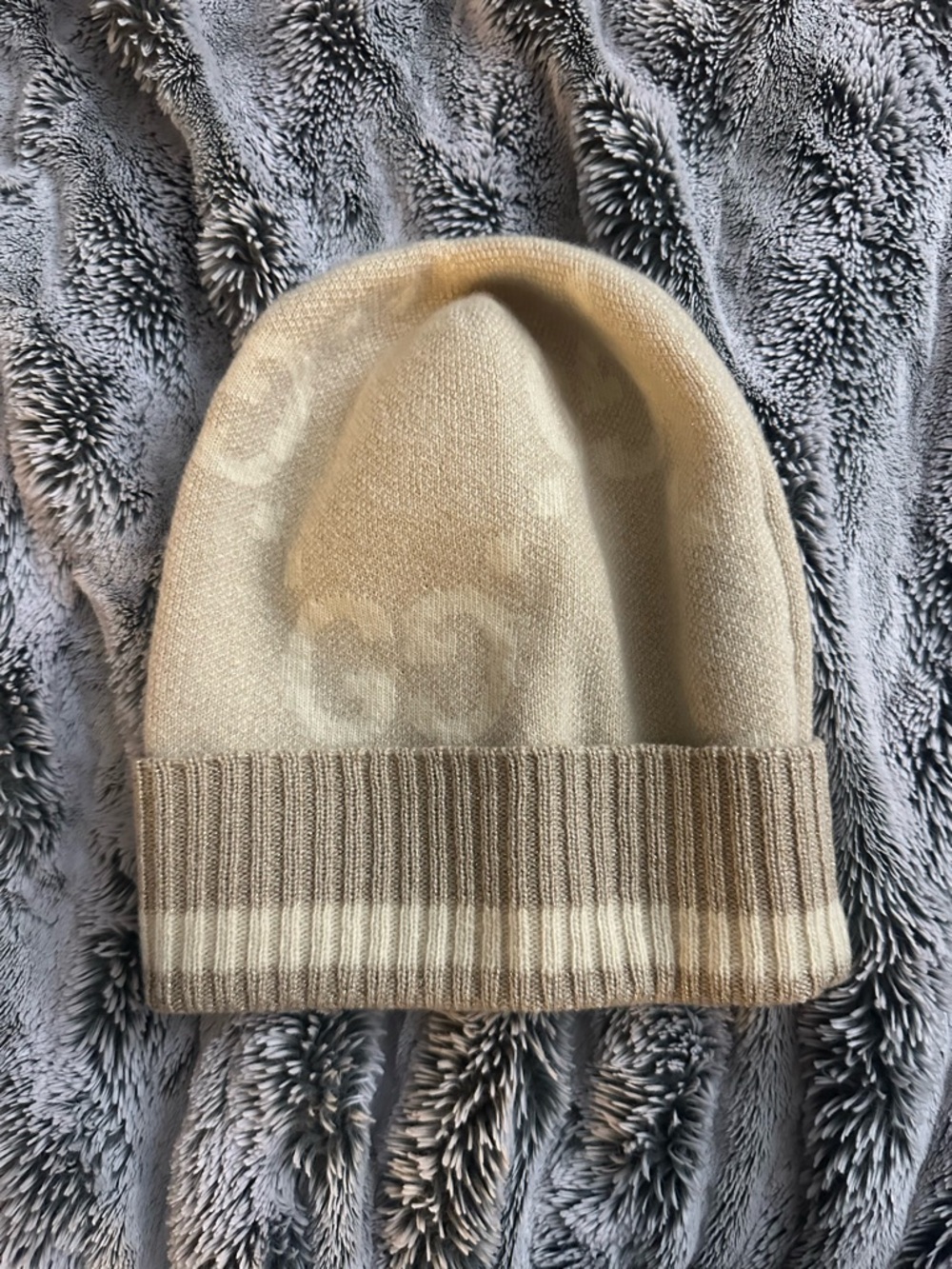 Gucci Light Beige Knit Beanie - Picture 2 of 5